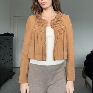 Tan Suede Women's Jacket